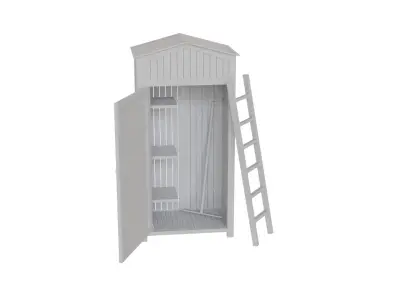 Garden Shed Free 3D model purchase