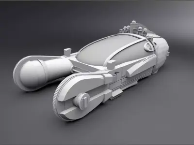 Blade Runner Spinner Scale Model 3D print model