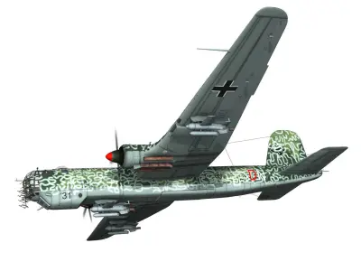 Heinkel He-177 A-5 - Greif - 6NDN 3D model