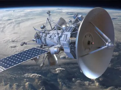 Orbiting Satelite 3D model