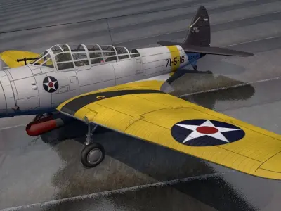 Douglas TBD-1 Devastator 3D model