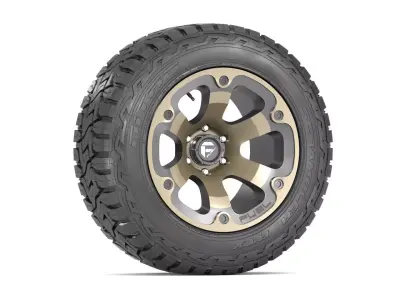 OFF ROAD WHEEL AND TIRE 2 3D model