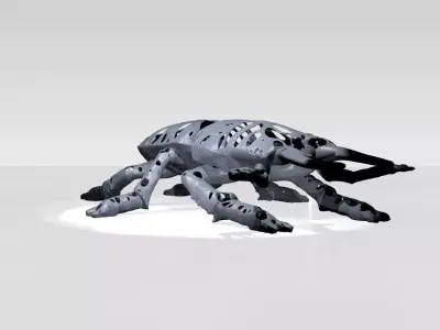 Stagbeetle Dust Voronoi 3D model