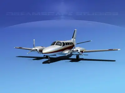 Cessna 404 Titan Corporate 2 3D model