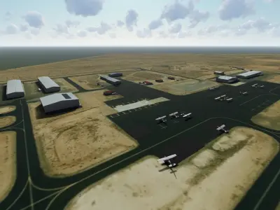 Belen Regional Airport 3D model