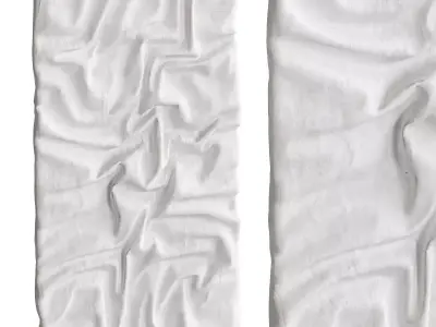 Plaster wall decor Free 3D model