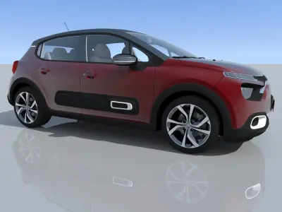 Citroen C3 2020 Free 3D model