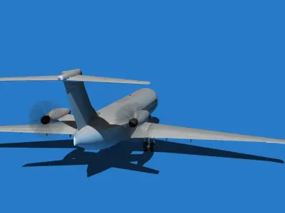 Boeing 7X7-1 Jet Fan V101 3D model