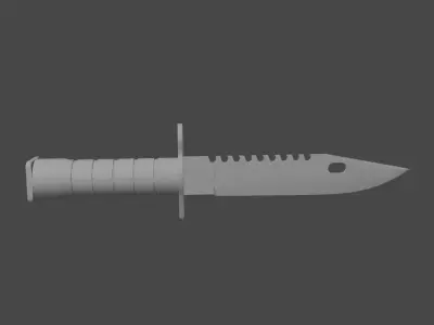 M9 Bayonet Free low-poly 3D model