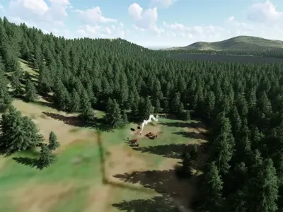 Laurel Lake California 3D model