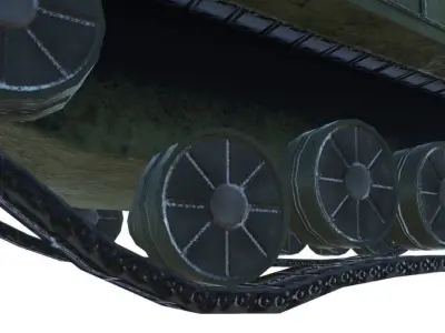 Low Poly BMP1 IFV Low-poly 3D model