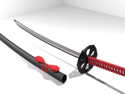 Sword - Samurai 3D model