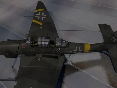 Junkers Ju-87 G-2 Stuka 3D model