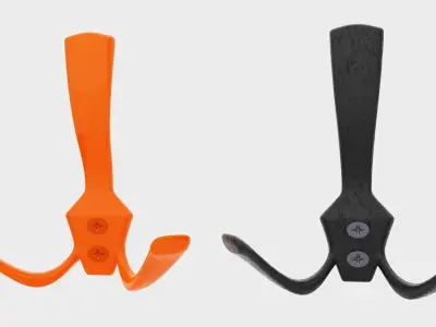 Coat Hooker Free 3D model