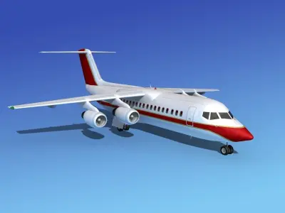BAe 146-300 Corporate 2 3D model