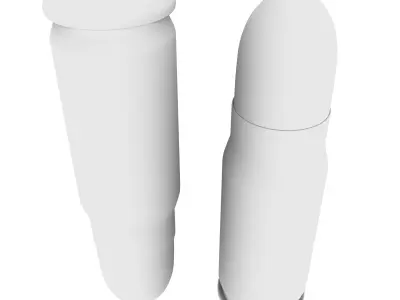 7 62x25 Tokarev Cartridge 3D model