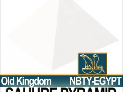 Ancient Egypt Pyramid Sahure 3D model