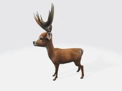 deeer 3D model