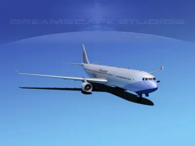Airbus A330-300 China Airlines 3D model