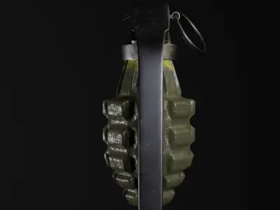 pineapple grenade 3D model
