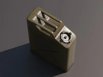 Gasoline tank for jeep Willis 3D model