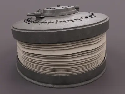 Crimean War Lantern 3D model Low-poly 3D model