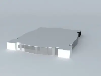 modern office interior 3D model