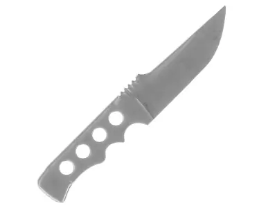 battle knife v12 3D model