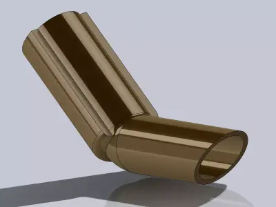 A5M4 Exhaust pipe 3D print model