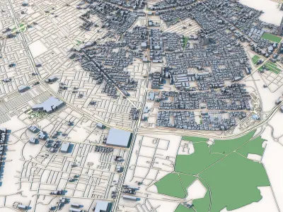 Erbil City Iraqi Kurdistan 3D model