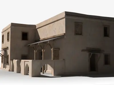 Arab x12 Low-poly 3D model