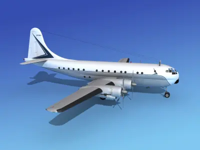 Boeing 377 Corporate 3 3D model