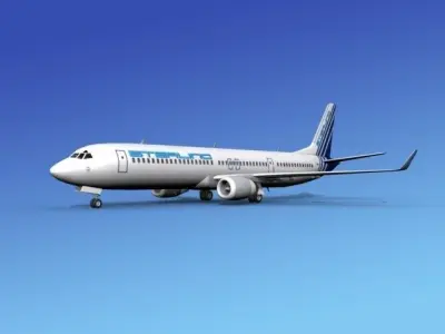 Boeing 737-900ER Sterling Air 3D model