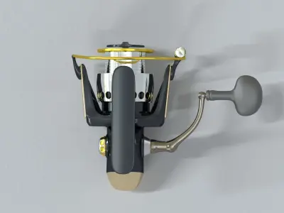 fishing reel 3D model