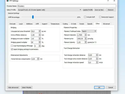 Spider web set 3D model