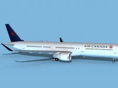 Boeing 767-400 Air Canada 2 3D model