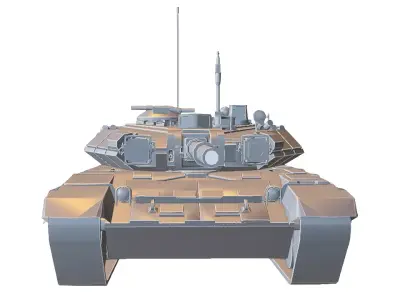 T-90 Russian Main Battle Tank 3D model