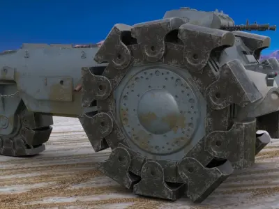 Alkett VsKfz 617 Minenrumer Mental Ray 3D model