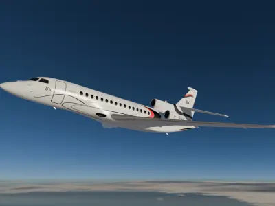 Dassault Falcon 8x 3D model
