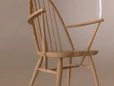 Modern armchair  3D model Free 3D model