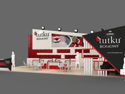 Exhibition Stand - ST0028 3D model