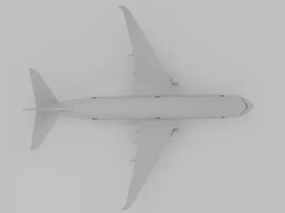 Boeing 737 Airplane Free 3D model