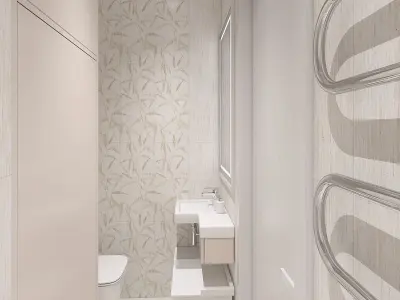 Simple bathroom Free 3D model