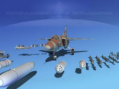 Mig 23 Flogger B V23 Iraq 3D model