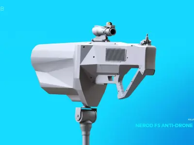 NEROD F5 Anti-Drone System 3D model