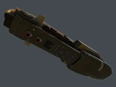 Trinity Ship Low-poly 3D model