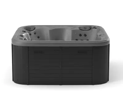 Jet Acrylic Square Bathtub 3D model