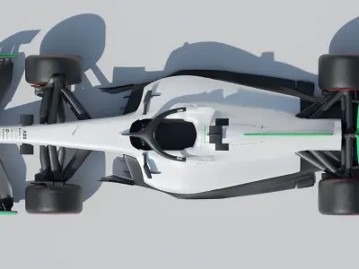 custom f1 2022 concept Free low-poly 3D model