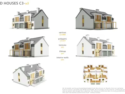 House C3V3 Free 3D model