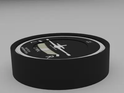 Turn coordinator 3D model